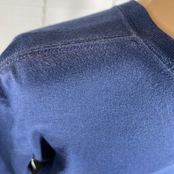 NWT Nike Fresno State Bulldogs Football Short Sleeve Crewneck T-Shirt Navy Red L - Picture 3 of 5